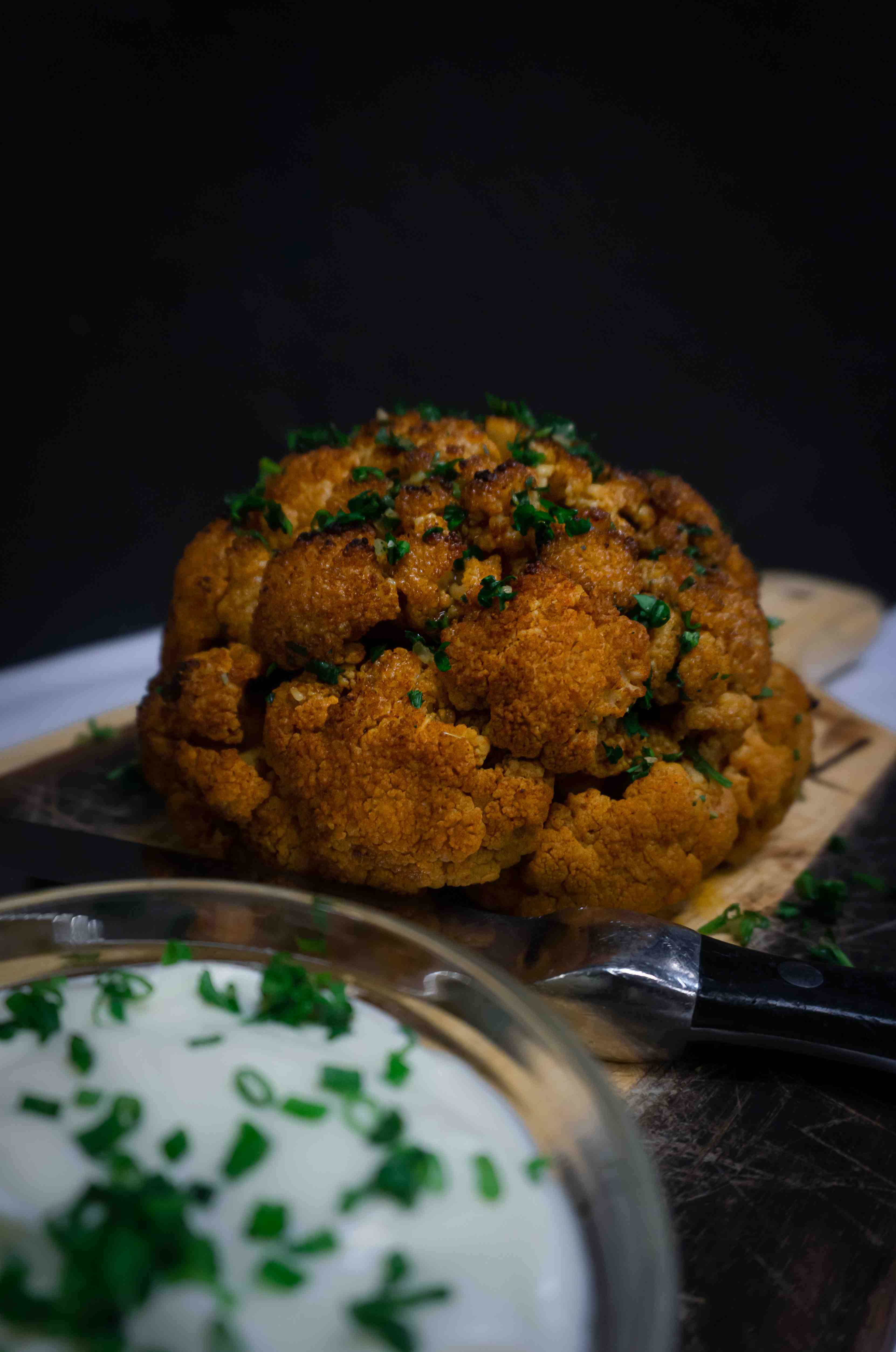 Whole Roasted Cauliflower