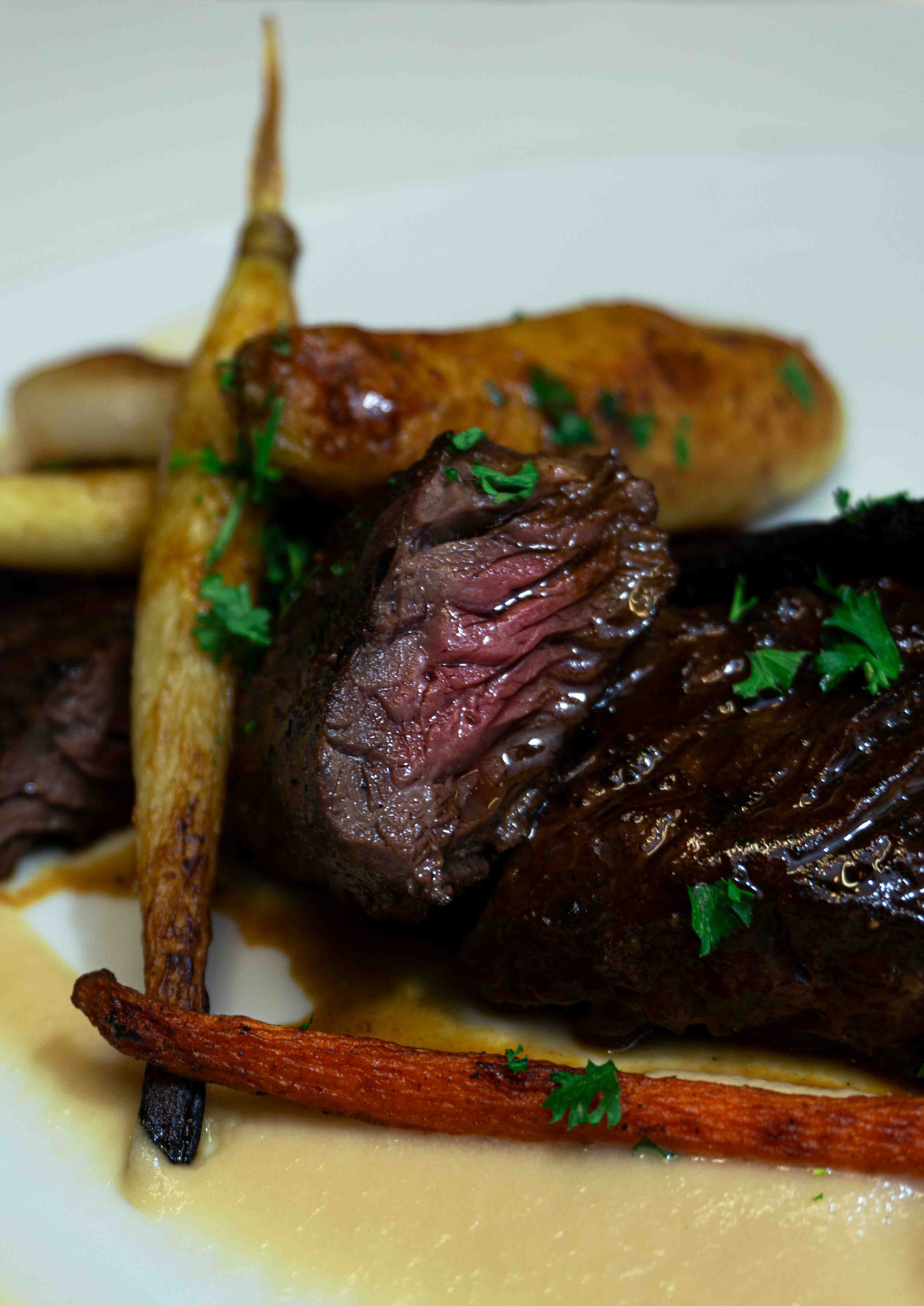 Soy Marinated Hanger Steak